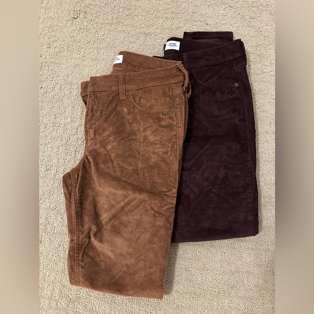 Two Pairs of Old Navy Cords